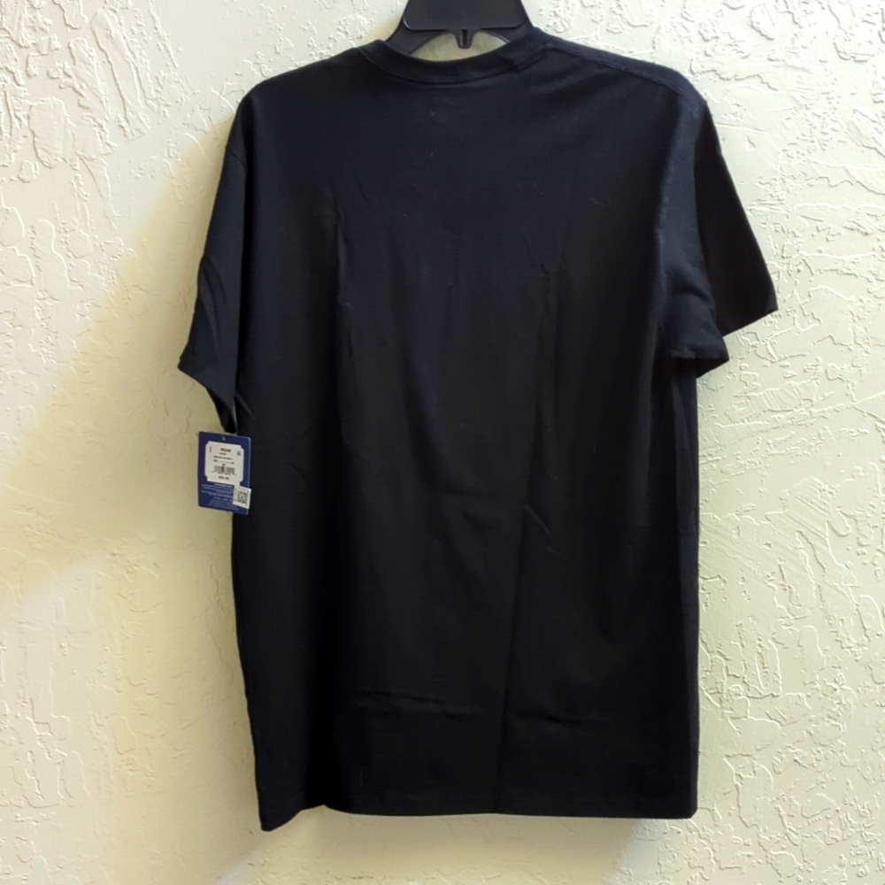Champion Men's Black V-Neck Short Sleeve Tee Size Medium - Picture 5 of 5